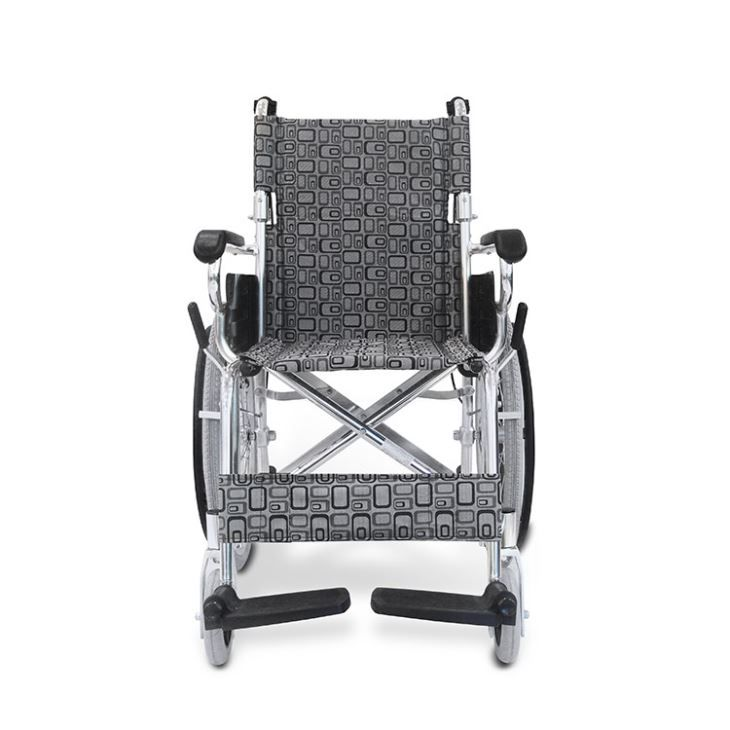 Fauteuil roulant manuel léger en aluminium portable