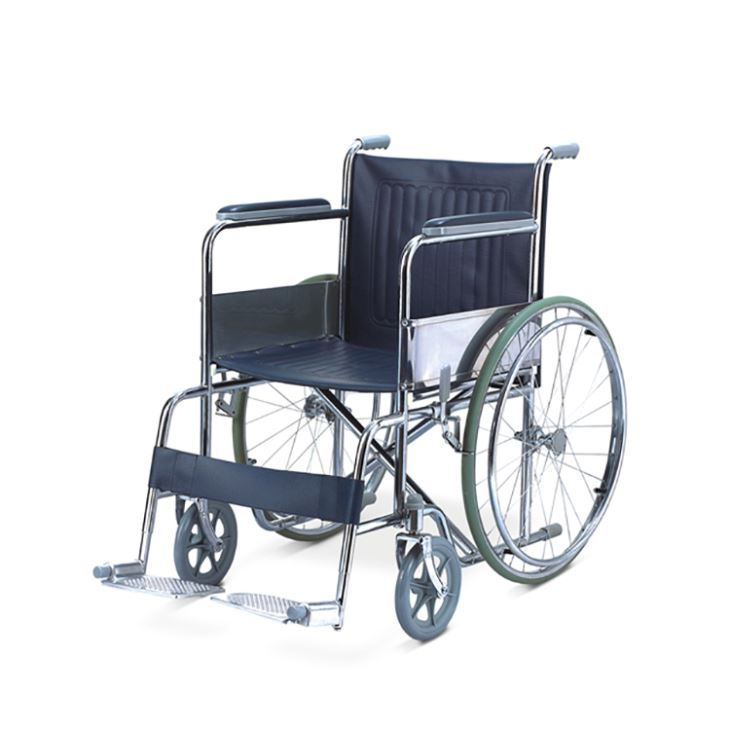 Fauteuil roulant pliant en acier inoxydable à vendre