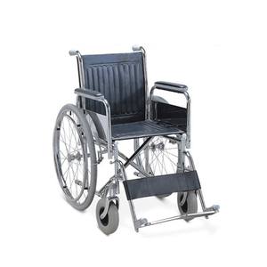 Fauteuil roulant pliant en acier autopropulsé