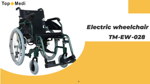 Meilleur fournisseur de fauteuil roulant électrique Topmedi TM-EW-028