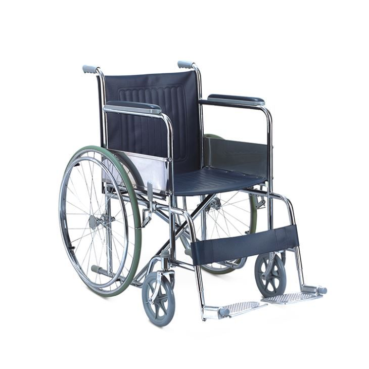 Fauteuil roulant pliant en acier inoxydable à vendre