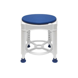 Chaise de douche pivotante en aluminium