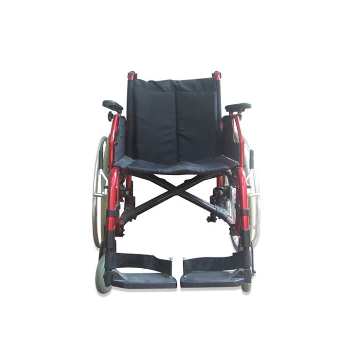 Fauteuil roulant pliant manuel en aluminium