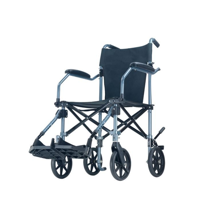 Fauteuil roulant compact portable en aluminium