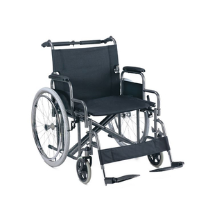 Fauteuil roulant manuel en acier robuste