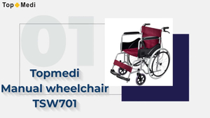 Chine Topmedi Manuel fauteuil roulant TSW701 fabricants